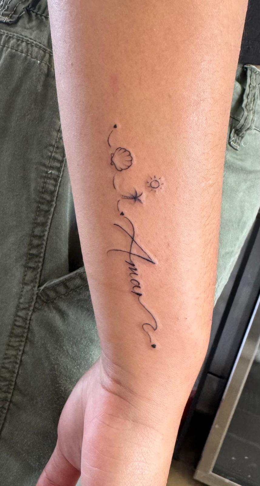 "Amor" Script — Forearm