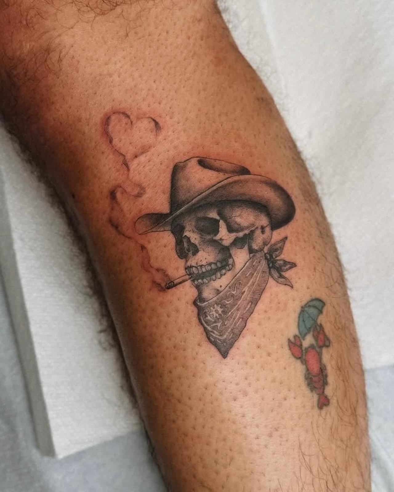 Cowboy Skull — Forearm