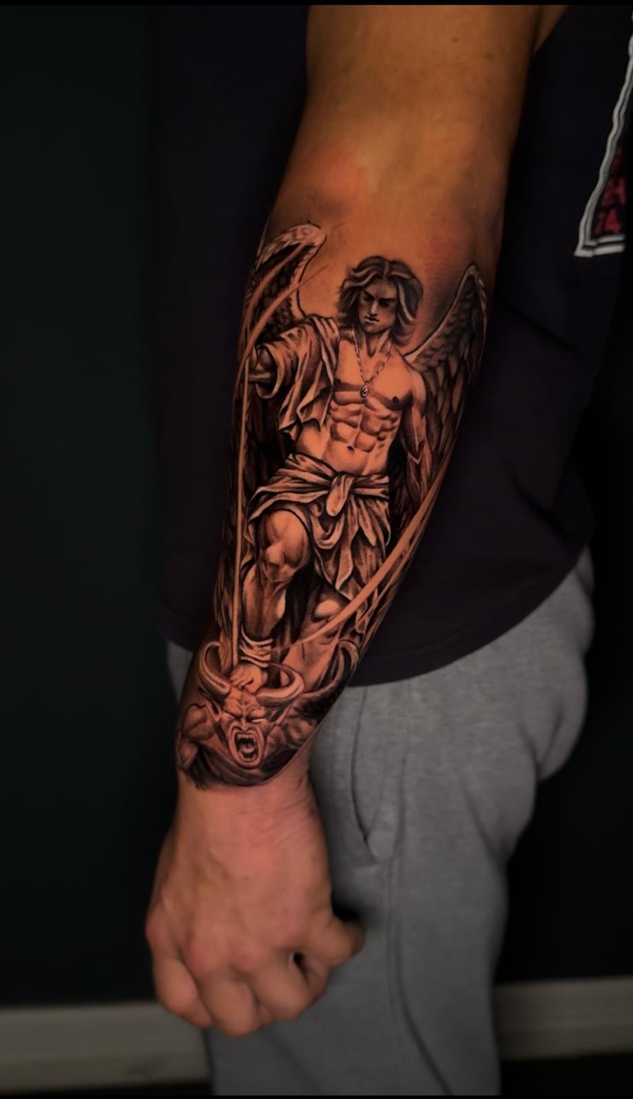 Archangel Michael — Forearm