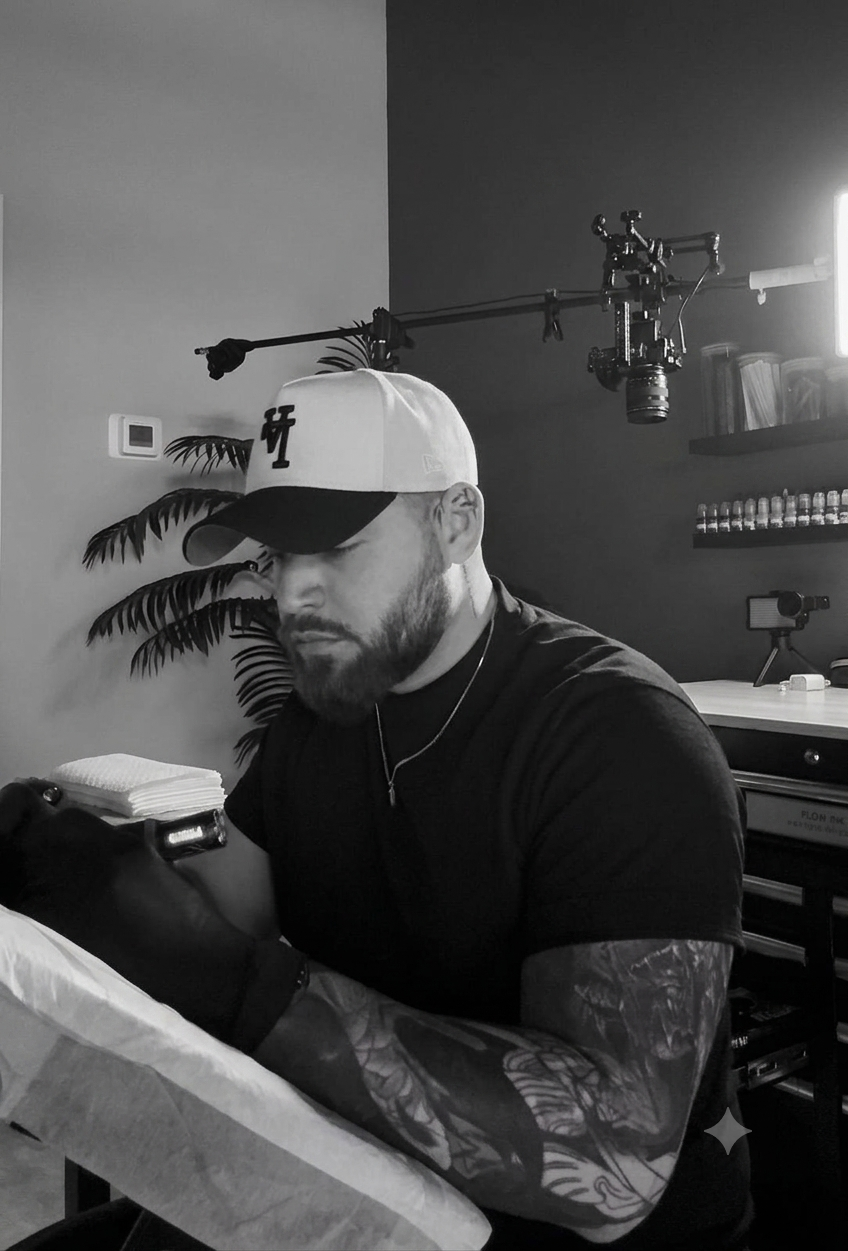 Holy Ink Studio artist at work